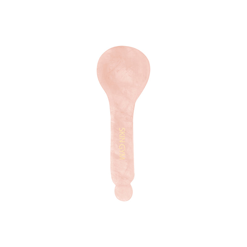 Rose Quartz Gua Sha Spoonie - Skin Gym