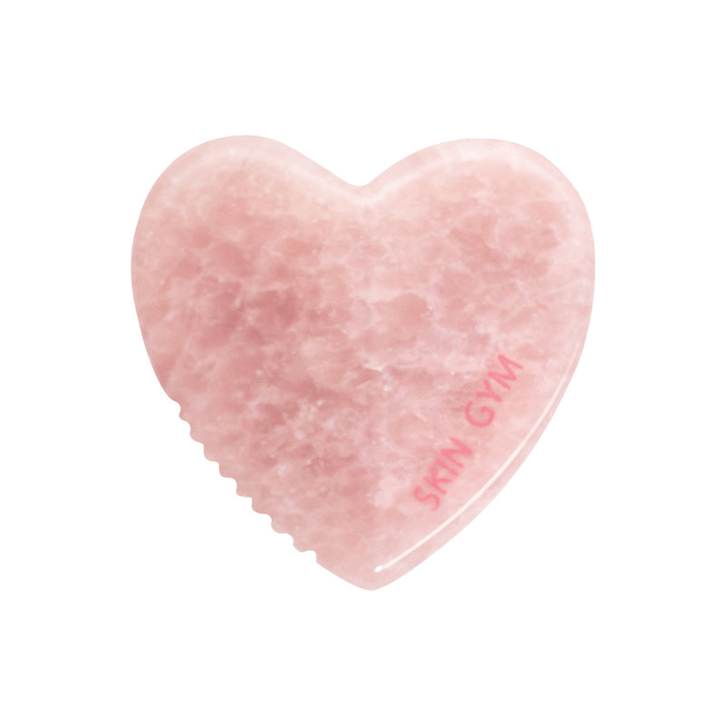 Rose Quartz Lovey Gua Sha - Skin Gym