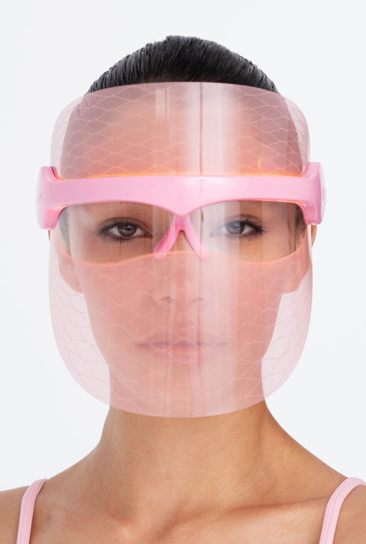 Girl wearing Light Therapy Mask