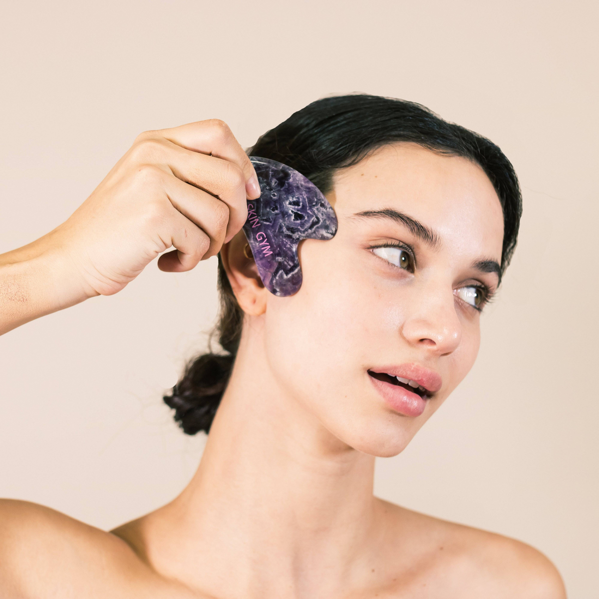 Amethyst Sculpty Tool used on Face